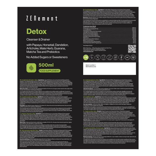 Zenement Detox Depurativo y Drenante 500ml