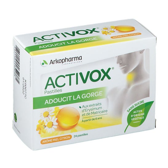 Arkopharma Activox Honey Lemon 24 comprimidos