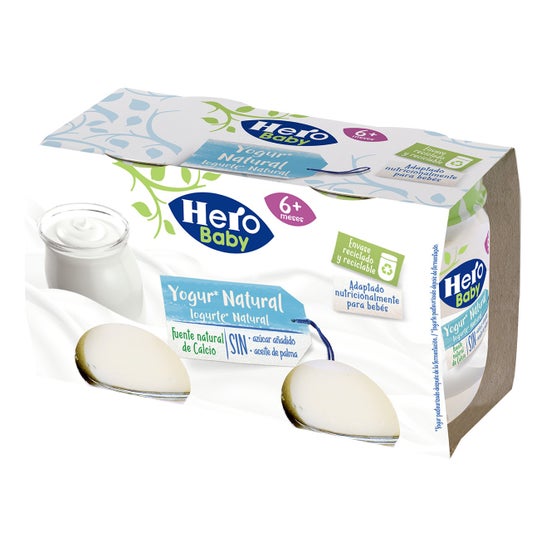 Hero Baby Iogurte Natural 2x120g