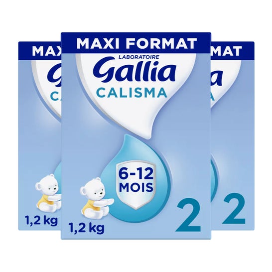 Gallia Calisma Pack Leite em Pó 2 6-12M 3x1.2 kg