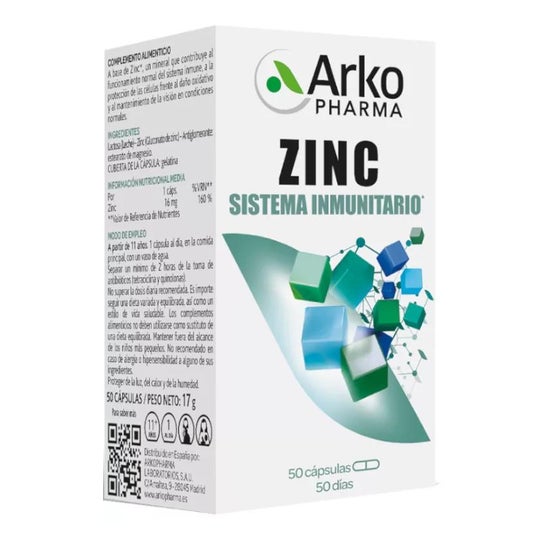 Zinco Arkovital 50cáps Zinco Arkovital 50cáps