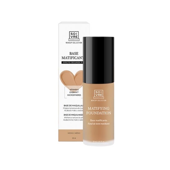 Soivre Cosmetics Base de Maquiagem Matificante Medio 30ml