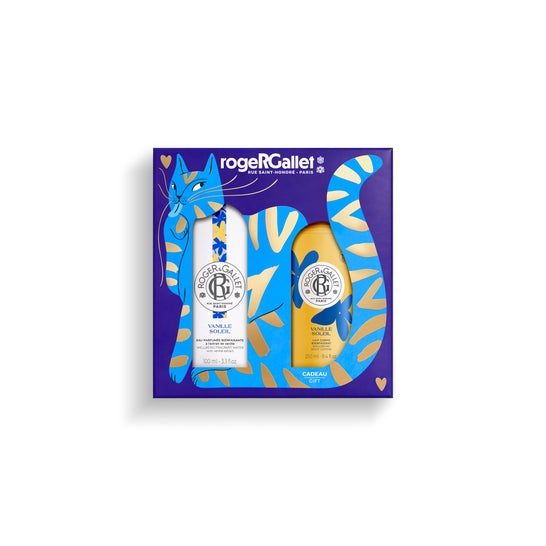 Roger & Gallet Caixa Água Perfumada Bem-Estar Vanille Soleil 100ml + Leite Corporal