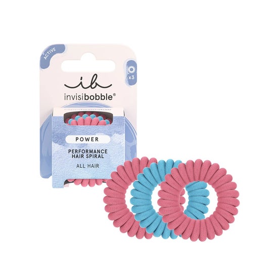 Invisibobble Power Performance Hair Spiral Rose & Ice 3 Unidades