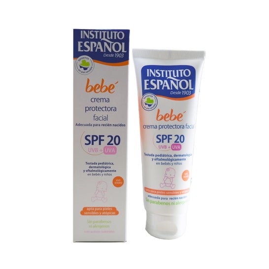 Instituto Espanhol Bebe Creme Protetor de Rosto Spf20 Recém-Nascido
