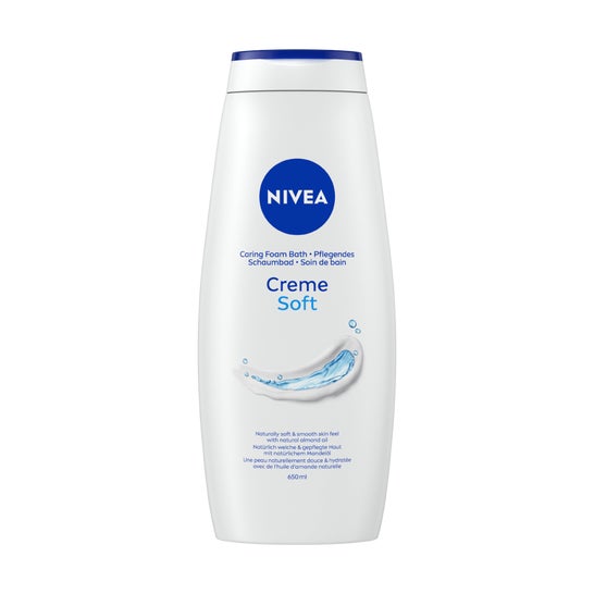 Nivea Creme Soft Caring Foam Bath 650ml