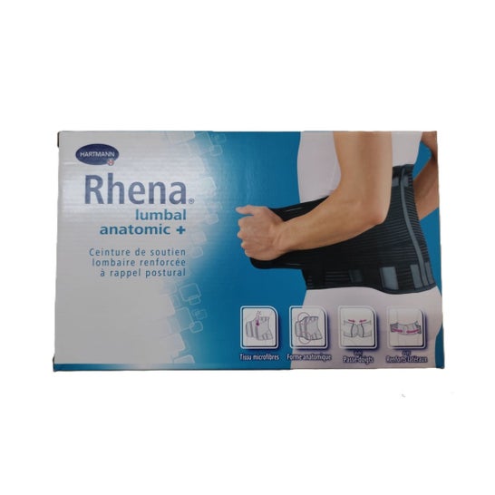 Rhena Faja Anatomica Lombar Plus Negra T1 1ud