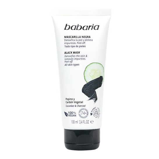 Babaria Black Mask Mascarilla Facial Negra Detoxificante 100ml