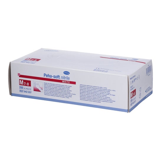 Hartmann Peha Soft Guantes Nitrilo Blanco M 200 Pares