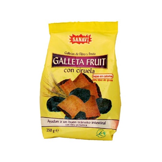 Biscoito Sanavi Gallefruit Plum Lax 250g