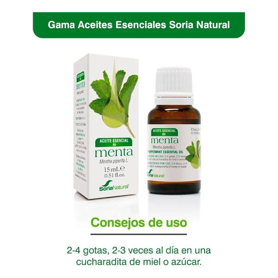 Soria Natural Aceite Esencial De Menta 15ml Soria Natural Aceite Esencial De Menta 15ml