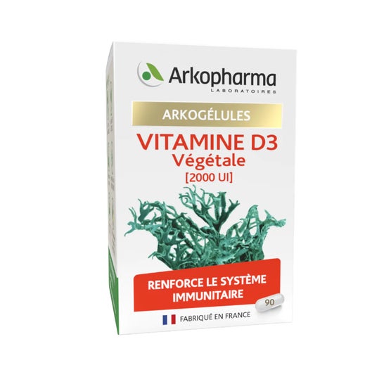 Arkogelules Vitamina D3 90caps