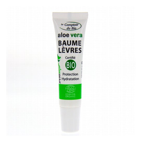 Le Comptoir du Bio Aloe Vera Bálsamo Orgânico para os Lábios 12ml