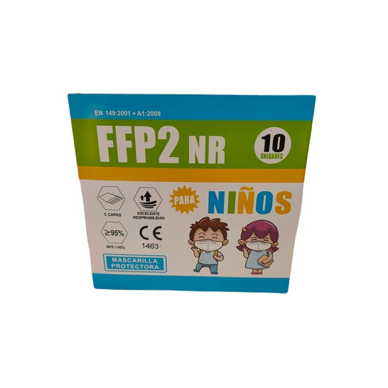 YPHD FFP2 Respirador Infantil Azul 10 peças
