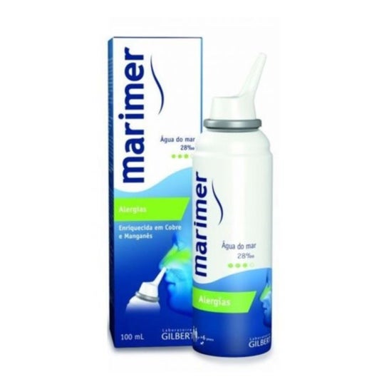 Marimer Sea Water Cleaning Nose Sujeito a alergias Spray 100 Ml