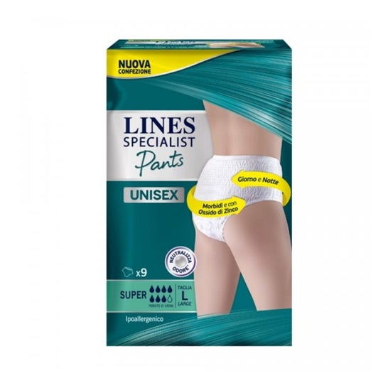 Lines Specialist Alas Pants Unisex Super L 8uds