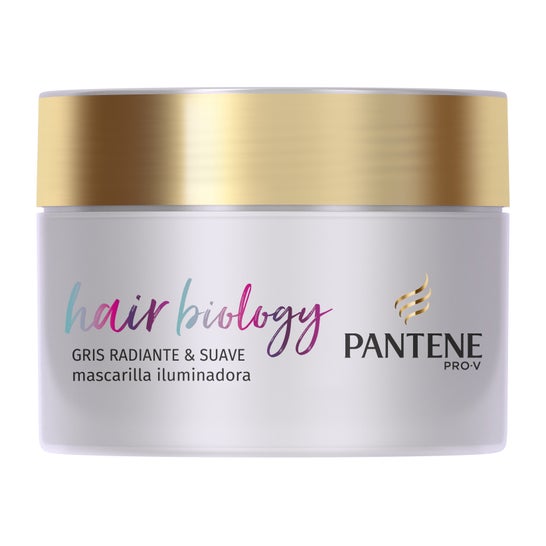 Pantene Hair Biology Máscara Cinza Radiante e Suave 160ml