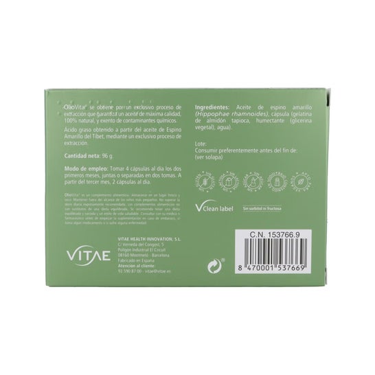 Vitae Oliovita 120 cápsulas