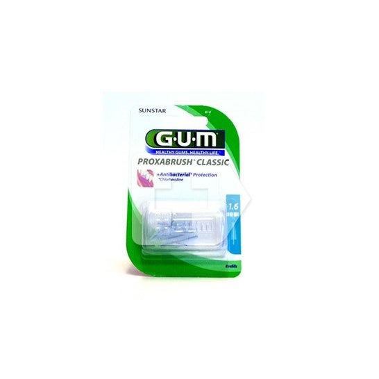 Substituição GUM ™ 614 cônico Proxabrush 8uds
