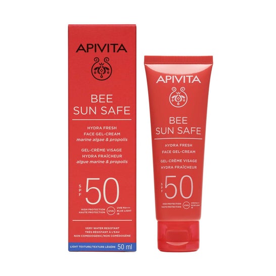 Apivita Bee Sun Safe Face Cream Gel Incolor FPS50 50ml