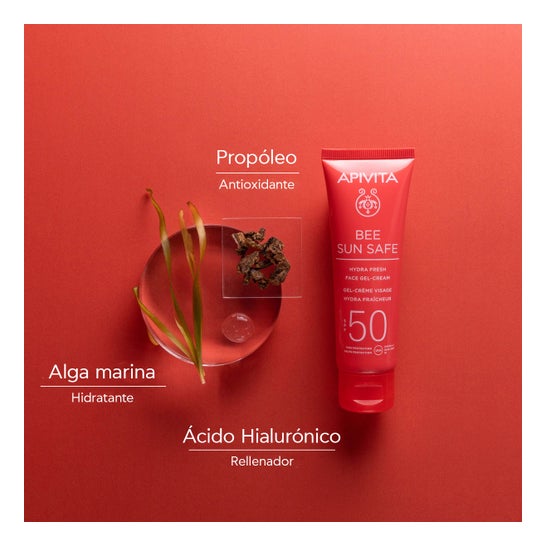 Apivita Bee Sun Safe Hydra Fresh Gel-Crema Facial SPF50 50 ml