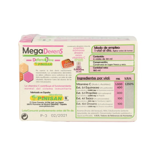 Pinisan Mega Defens 6 vialsx30ml