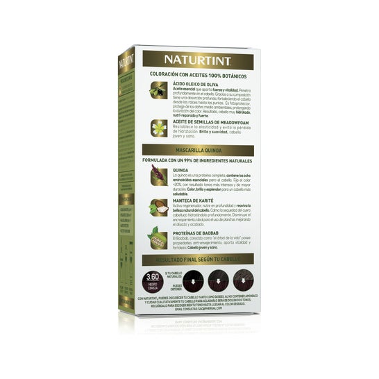 Tintura Naturtint Dye 3.60 Cherry Black