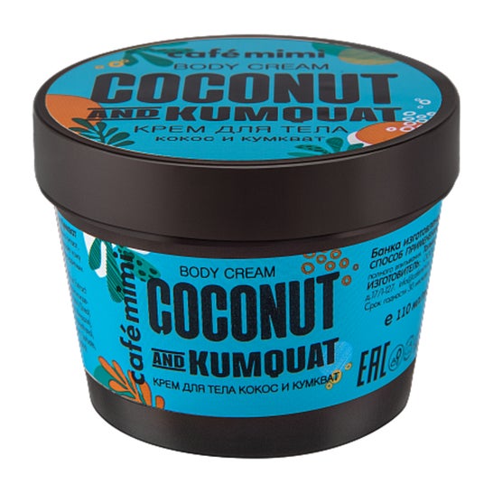Café Mimi Creme Corporal de Coco e Kumquat 110ml