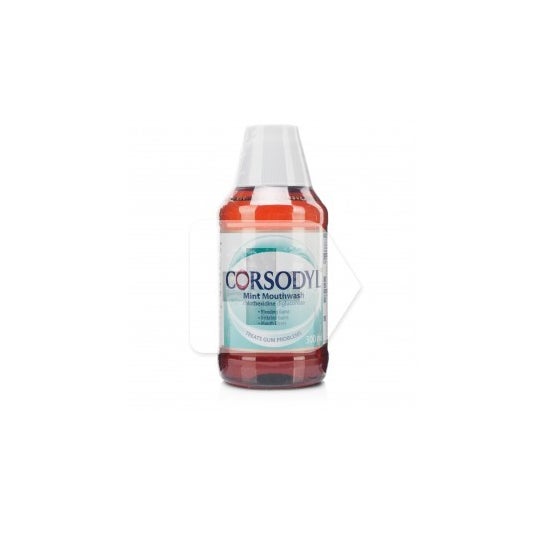 Bochecho de sabor de menta Corsodyl 300ml