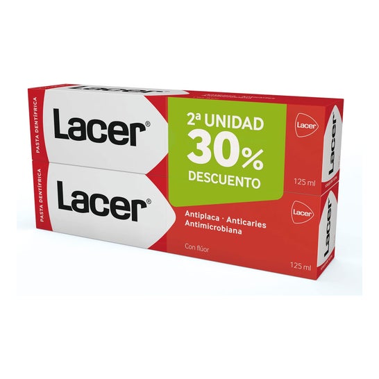 Creme Dental com Fluoreto de Lacer 2x125ml