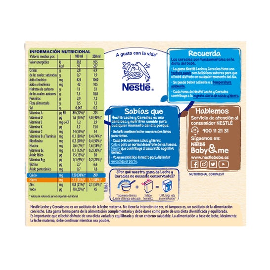 Biscoito de Mingau Nestlé 250ml + 250ml