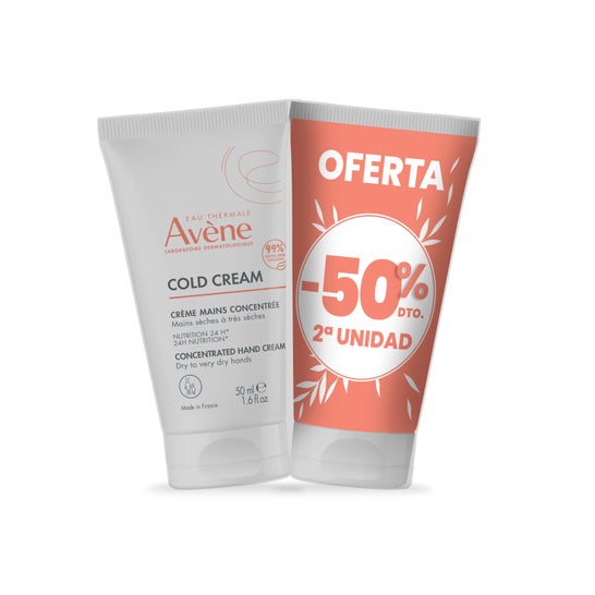 Avene Cold Cream Concentrado Creme para as Mãos Pack Duox 50 Ml