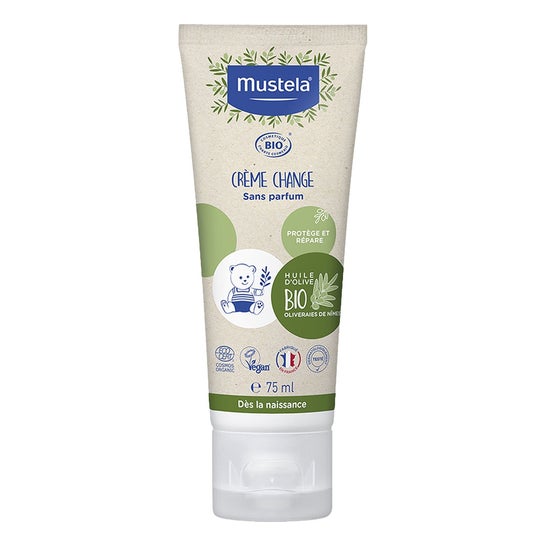 Mustela Creme Orgânico para Mudança de Fraldas 75ml