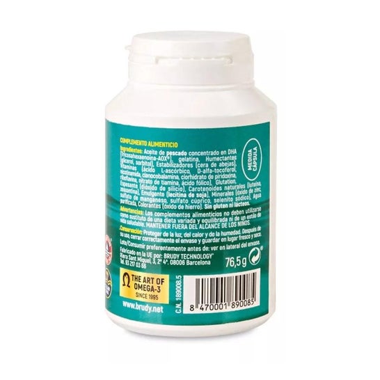 Brudy DHA 500mg Triglicérido antiox 90caps Brudy DHA 500mg Triglicérido antiox 90caps