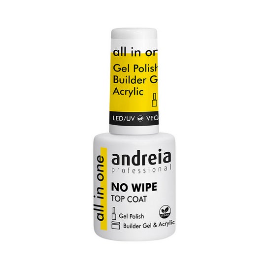 Andreia Professional All In One No Wipe Top Coat Esmalte 10,5ml