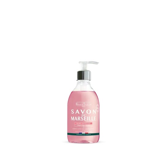 Beauterra Savon Liquide de Marseille Ancient Rose 300ml Beauterra Savon Liquide de Marseille Ancient Rose 300ml