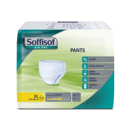 Soffisof Air Dry Pants Extra XL 12uds