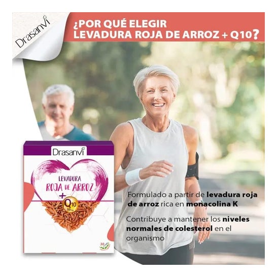 Drasanvi Levadura Roja de Arroz + Q10 30caps Drasanvi Levadura Roja de Arroz + Q10 30caps