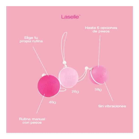 Intimina Laselle Kegel exercitador 38g 1ud Intimina Laselle Kegel exercitador 38g 1ud