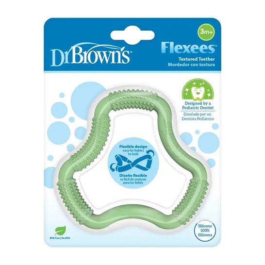 Dr Brown Mordedor Verde em Forma de A 1 Unidade Dr Brown Mordedor Verde em Forma de A 1 Unidade