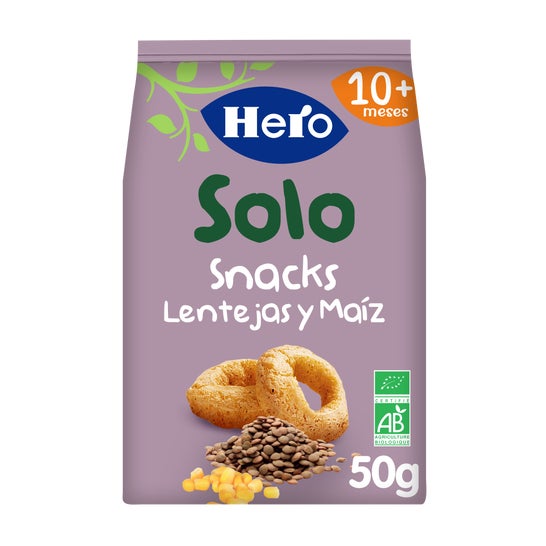 Fater Hero Hero Solo Snacks Lentils & Corn Eco 50G