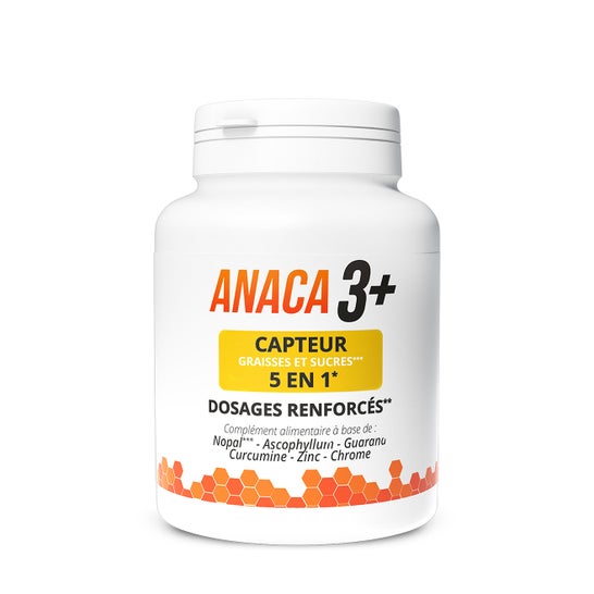 Anaca3+ Capteur Graisses et Sucres 5-en-1 120 gélules Anaca3,  (Código PF )