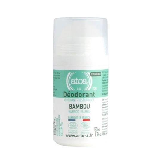 Atoa Déodorant Bambou Roll-On Rechargeable 50ml