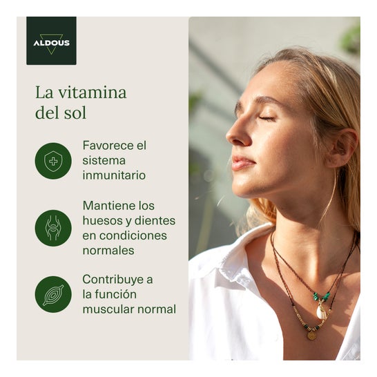 Aldous Bio Vitamina D3 + K2 Aldous 250 Comprimidos