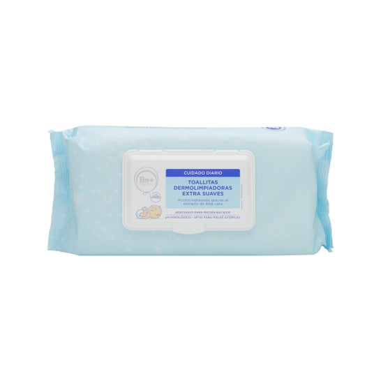 Be + Pediatrics extra gentil dermolimpiadores toalhetes 72uds