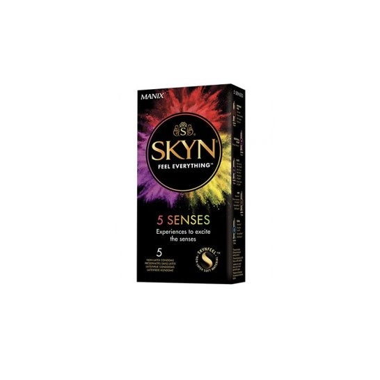 Manix Skyn 5 Sense Box de 5 conservantes sem látex