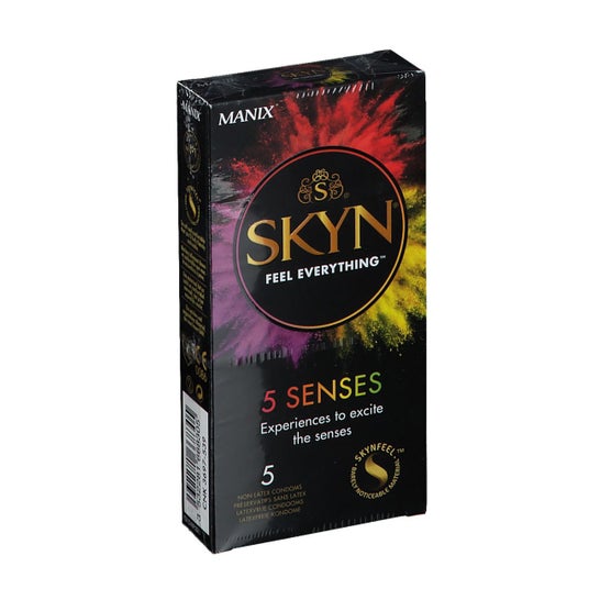 Manix Skyn 5 Sense Box de 5 conservantes sem látex