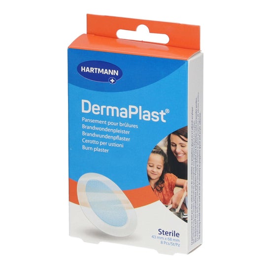 Dermaplast Effect Quemaduras Apósito Impermeable 68x43mm 8uds