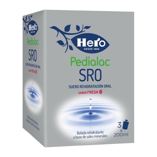 Hero Pedialac SRO Serum de Reidratação Oral Strawberry 3x200ml