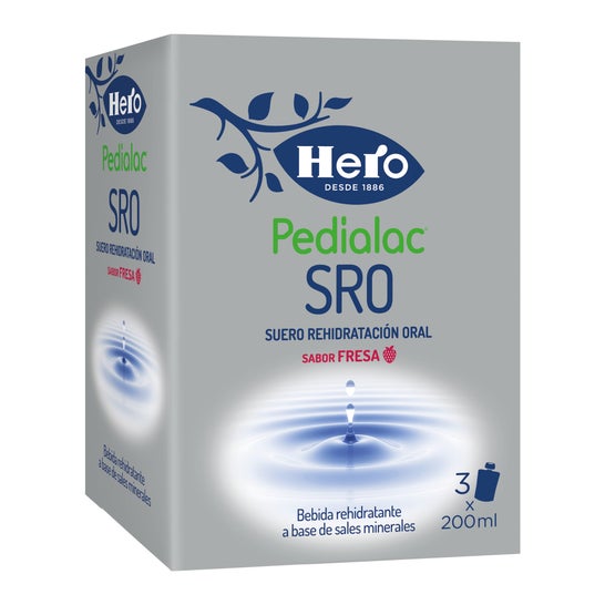 Hero Pedialac SRO Serum de Reidratação Oral Strawberry 3x200ml